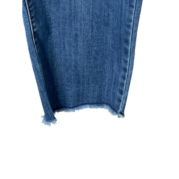 Seven7 Jeans Women’s 6 Tower Straight Crop Blue Stretch Denim - Picture 6 of 12